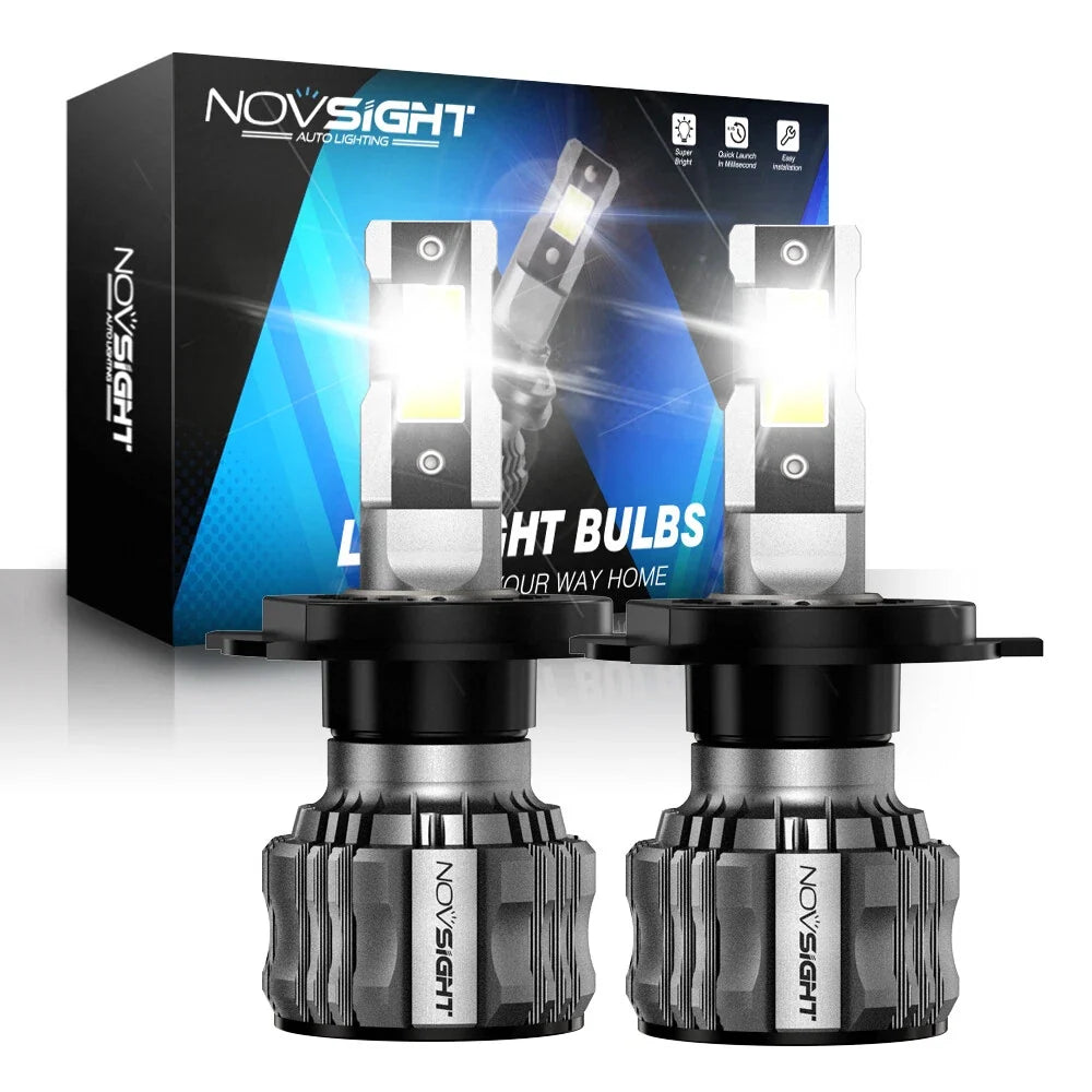 H4 9003 LED Headlight Bulb High Low Beam 15000LM 6500K