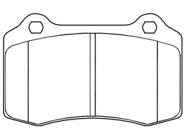 Brake Pad Set for Chrysler 300 (2005–2010, 2012–2014, 2018–2019) 62815NJDG
