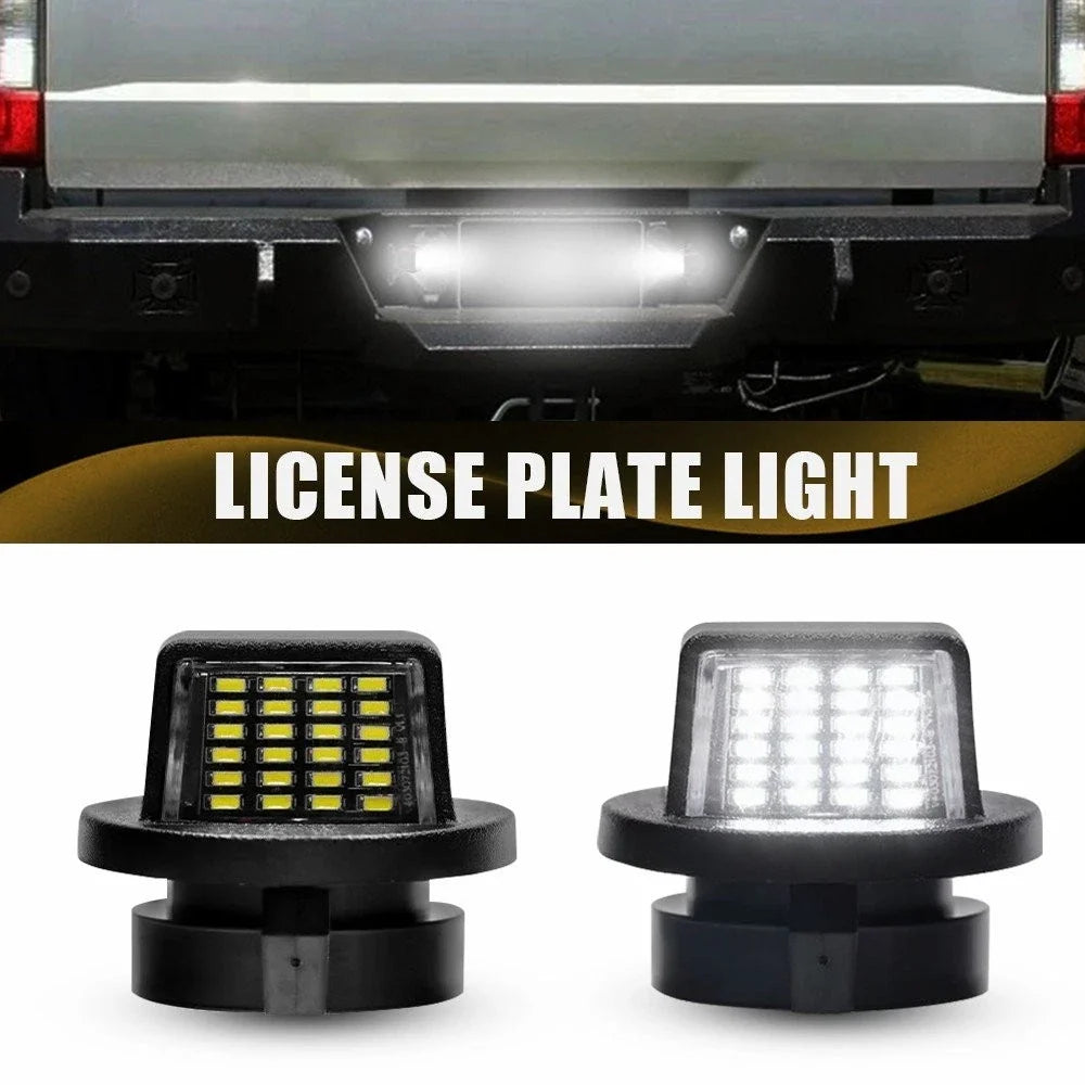 2X LED License Plate Light for Ford F150 F250 F350 (2015–2023)