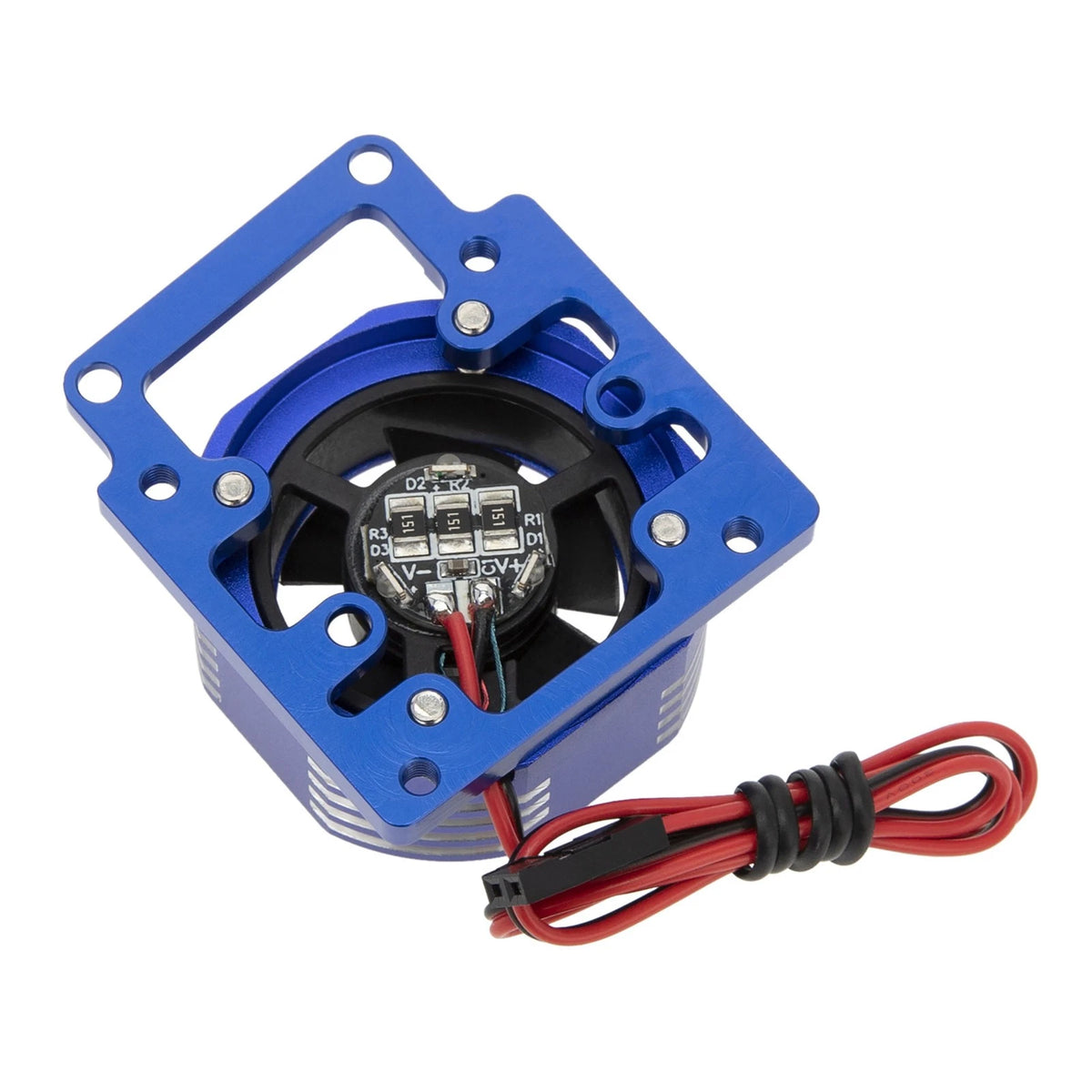 Cooling Fan Radiator for Traxxas 1/8 4WD Sledge Monster Truck