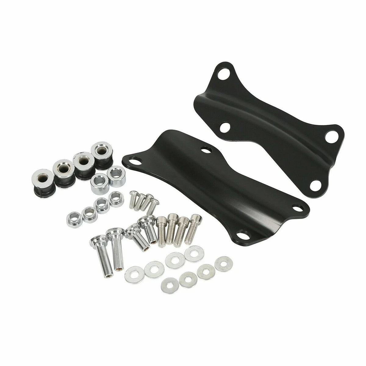 4X Black Docking Hardware Kit for Harley Davidson Touring (2014–2026)
