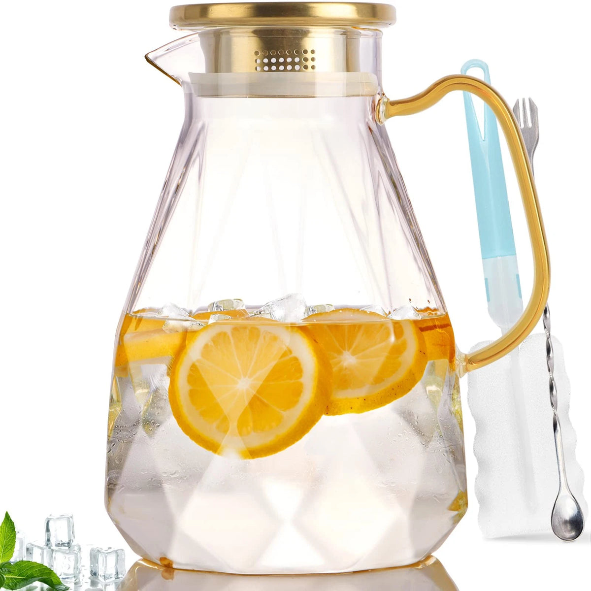 2.2L Glass Pitcher for Water