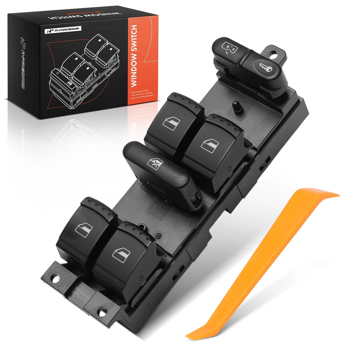 Front Left Power Window Switch for Volkswagen Passat B5, Golf 4 (2000–2009) 1JD959857