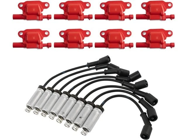 Ignition Coil and Spark Plug Wire Set for Isuzu NPR (2007–2008) 67683CMDV