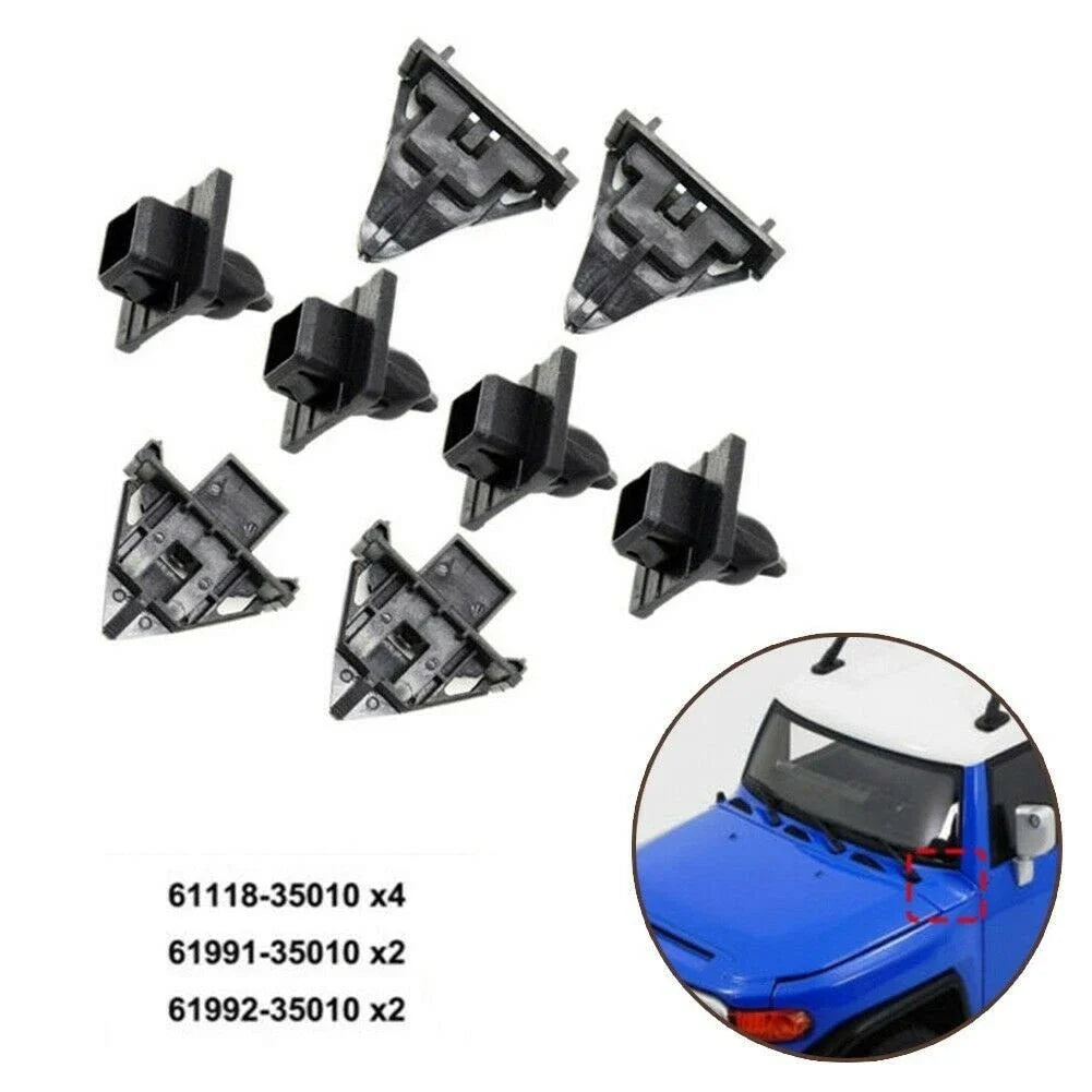 Set of 8 Clips Retainer for Body Fender Cowl Replacement
