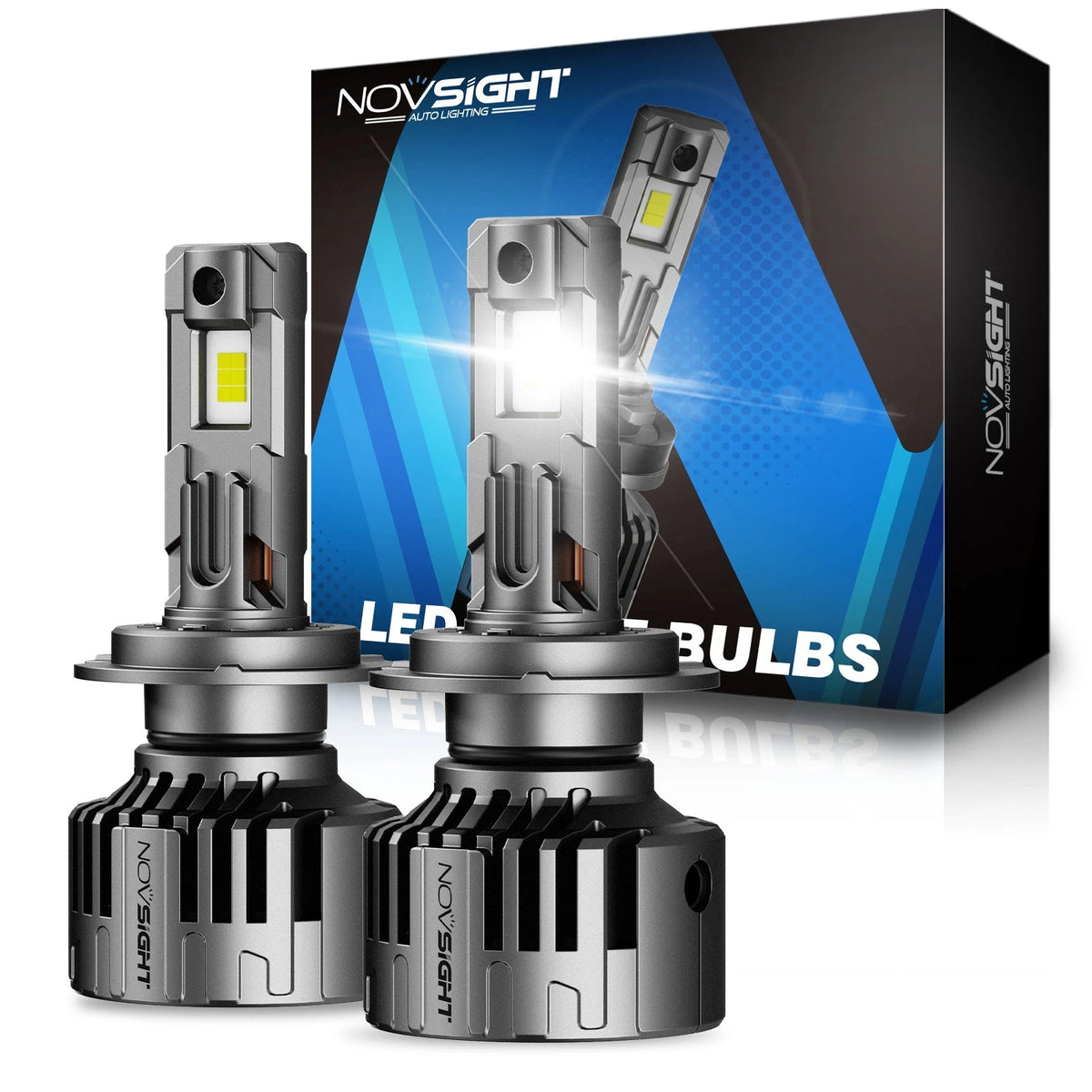 2X H7 LED Headlight Bulbs for (A500-T24-H7)