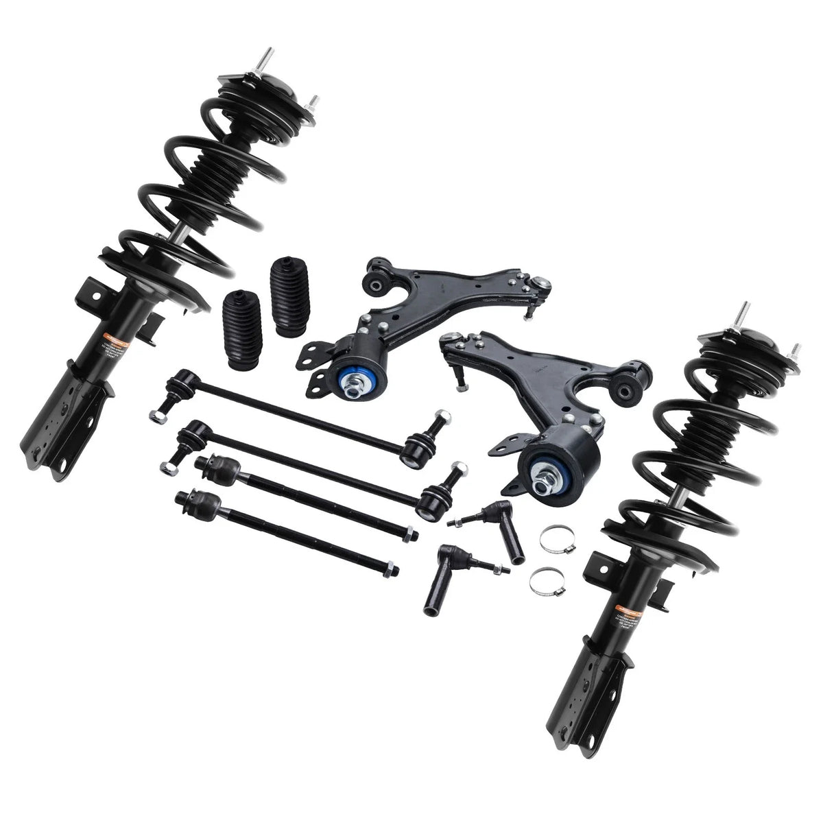 14PC Suspension Kit Front Struts & Control Arms for Chevrolet Traverse (2013–2017)