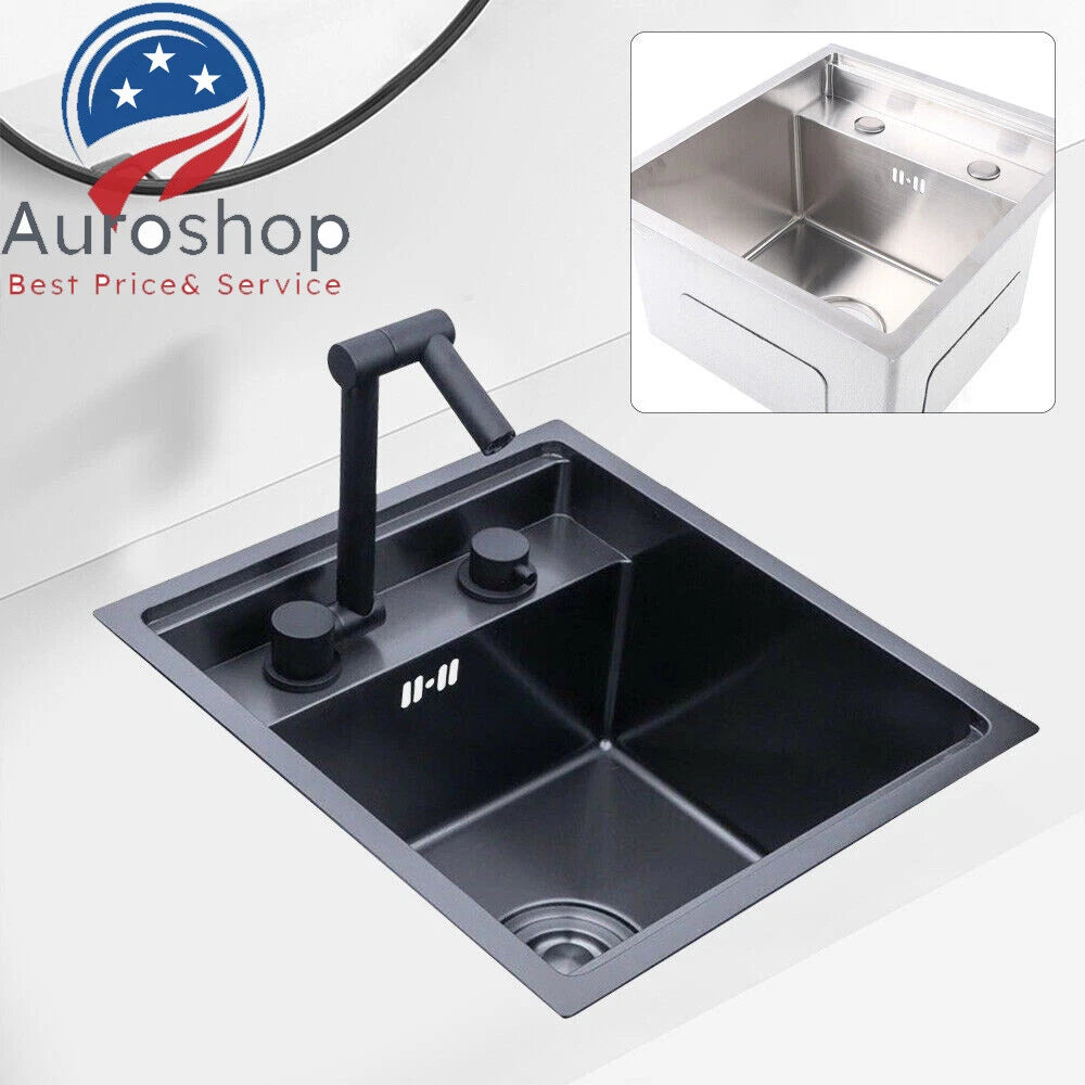 Square Covered Stainless Steel Sink for Kitchen (Indoor/Outdoor)
