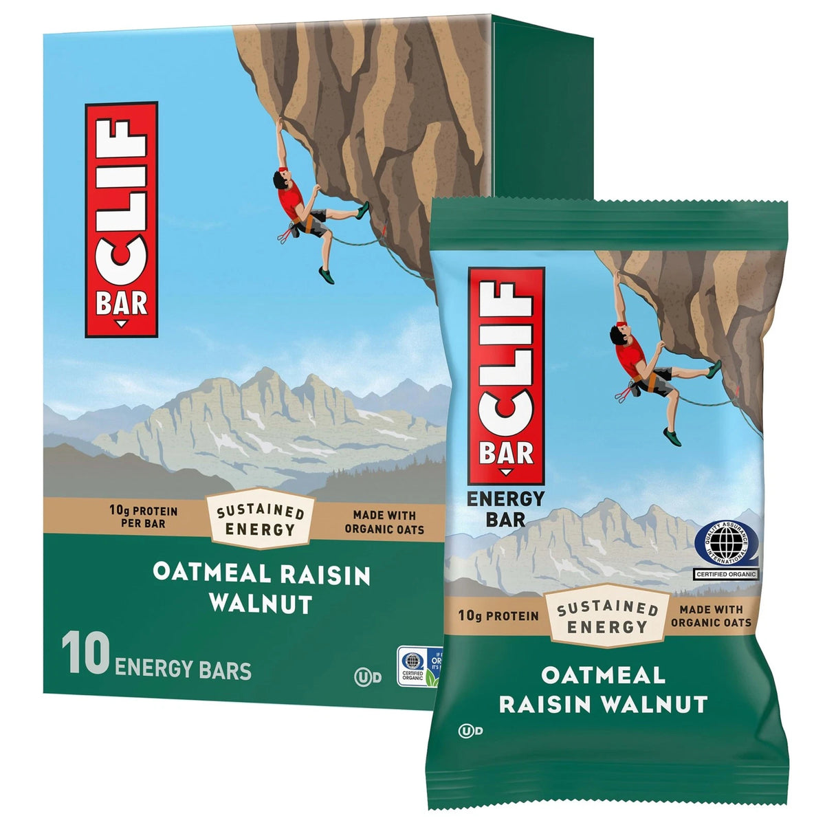 Energy Protein Bars for Oatmeal Raisin Walnut (Organic)