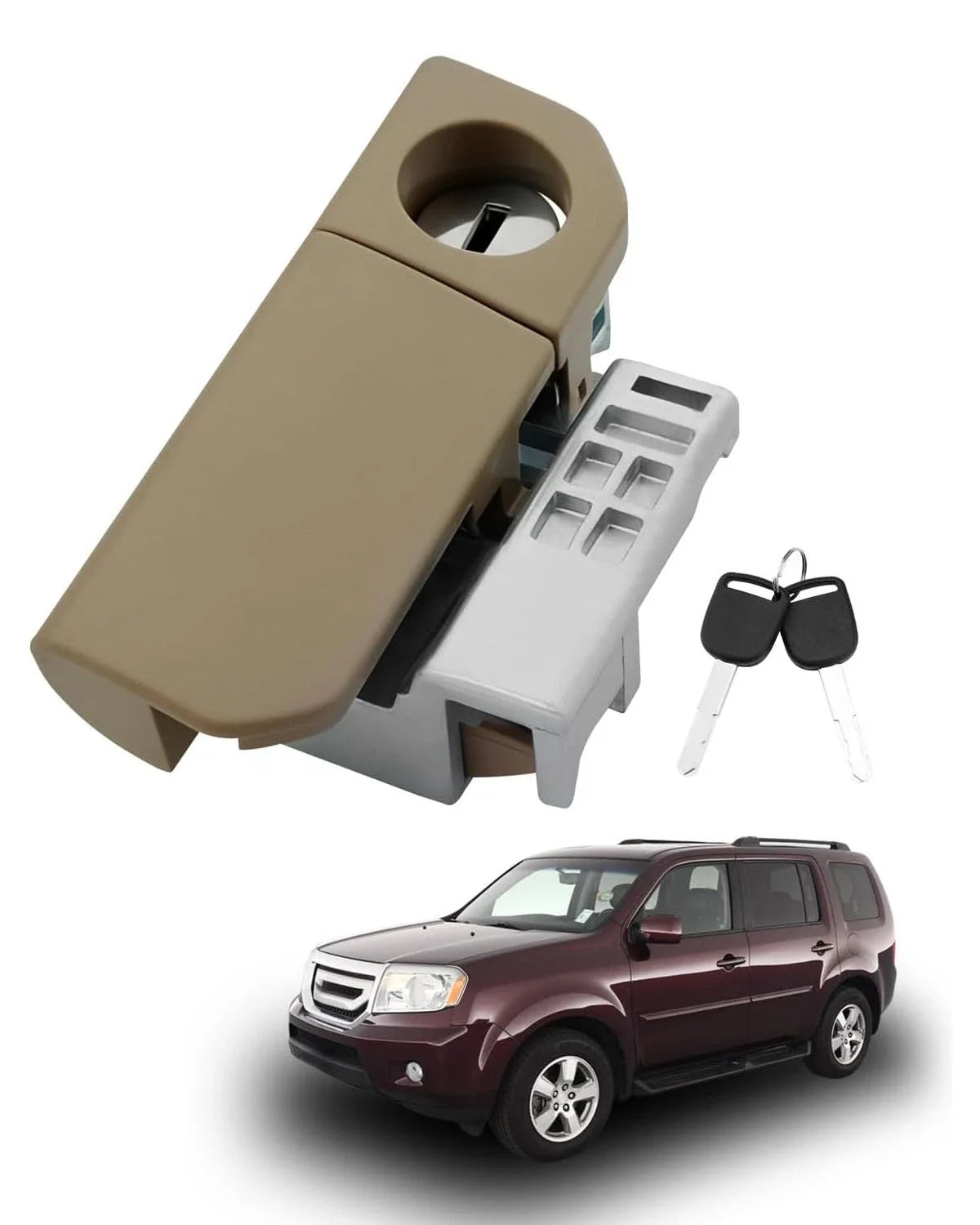 Set of 2 Glove Box Handle Lock Cylinders for Honda Pilot (2009–2015) 77540-SZA-A01ZD