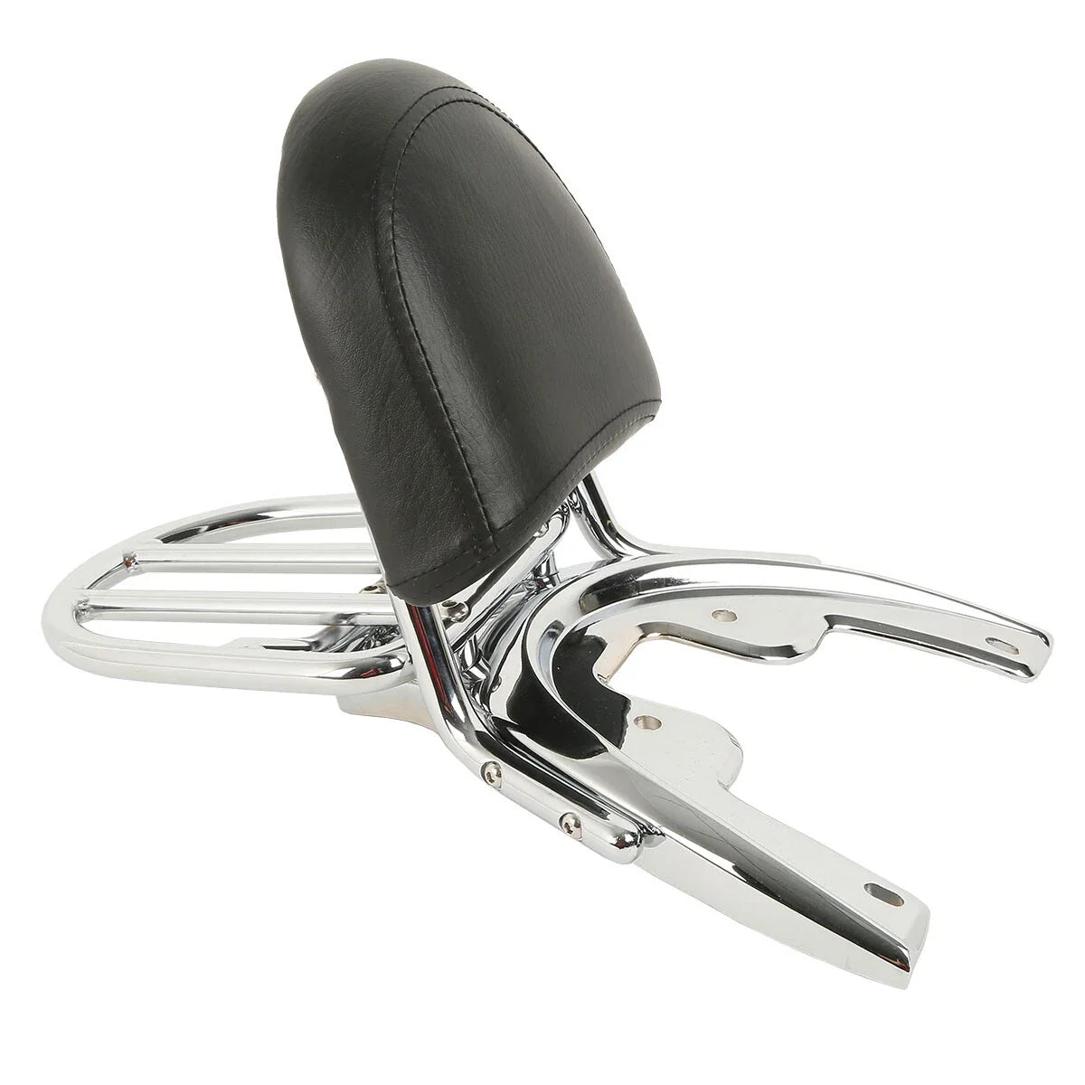 Sissy Bar Luggage Rack Baseplate for Harley VROD VRSCA (2002–2006) Chrome
