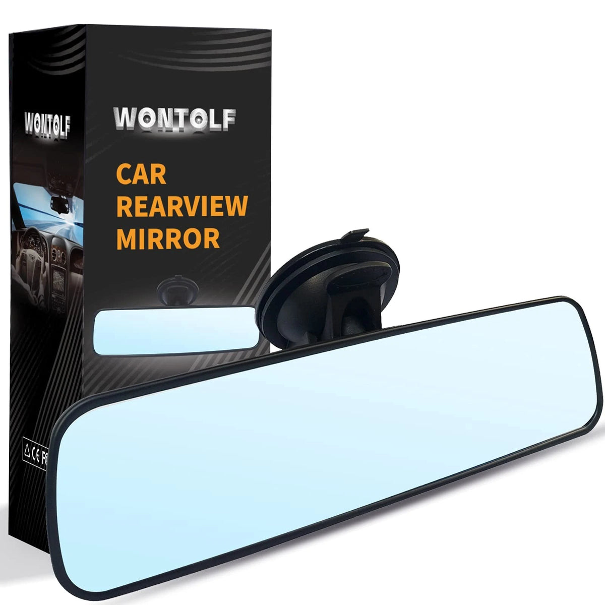 Universal Anti-Glare Rear View Mirror 9.76" for Vehicles