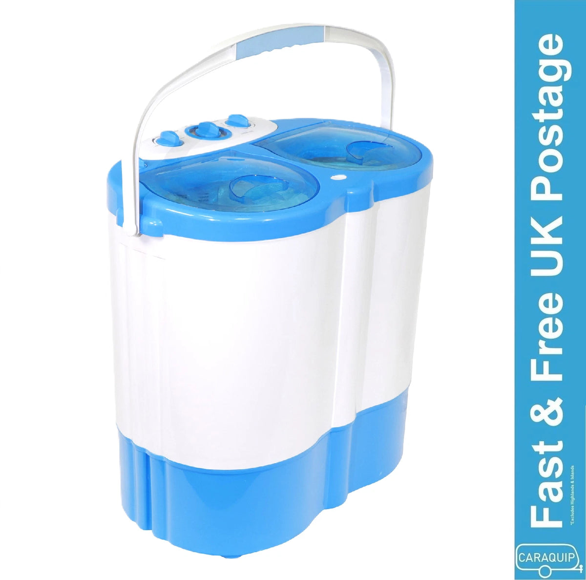 Portable Washing Machine Twin Tub for Student Camping Caravan Motorhome (LWACC169)