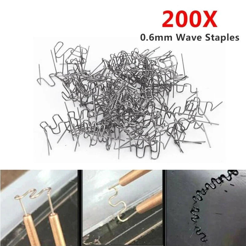 200pcs Welding Staples Replacement Set for Bumper Repair