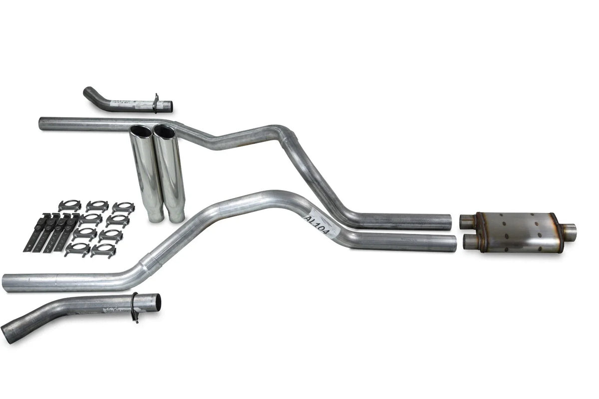 2.5" Dual Exhaust Kit for Dodge Ram 1500 (1994–2003) Magnaflow XL Clamp Tips