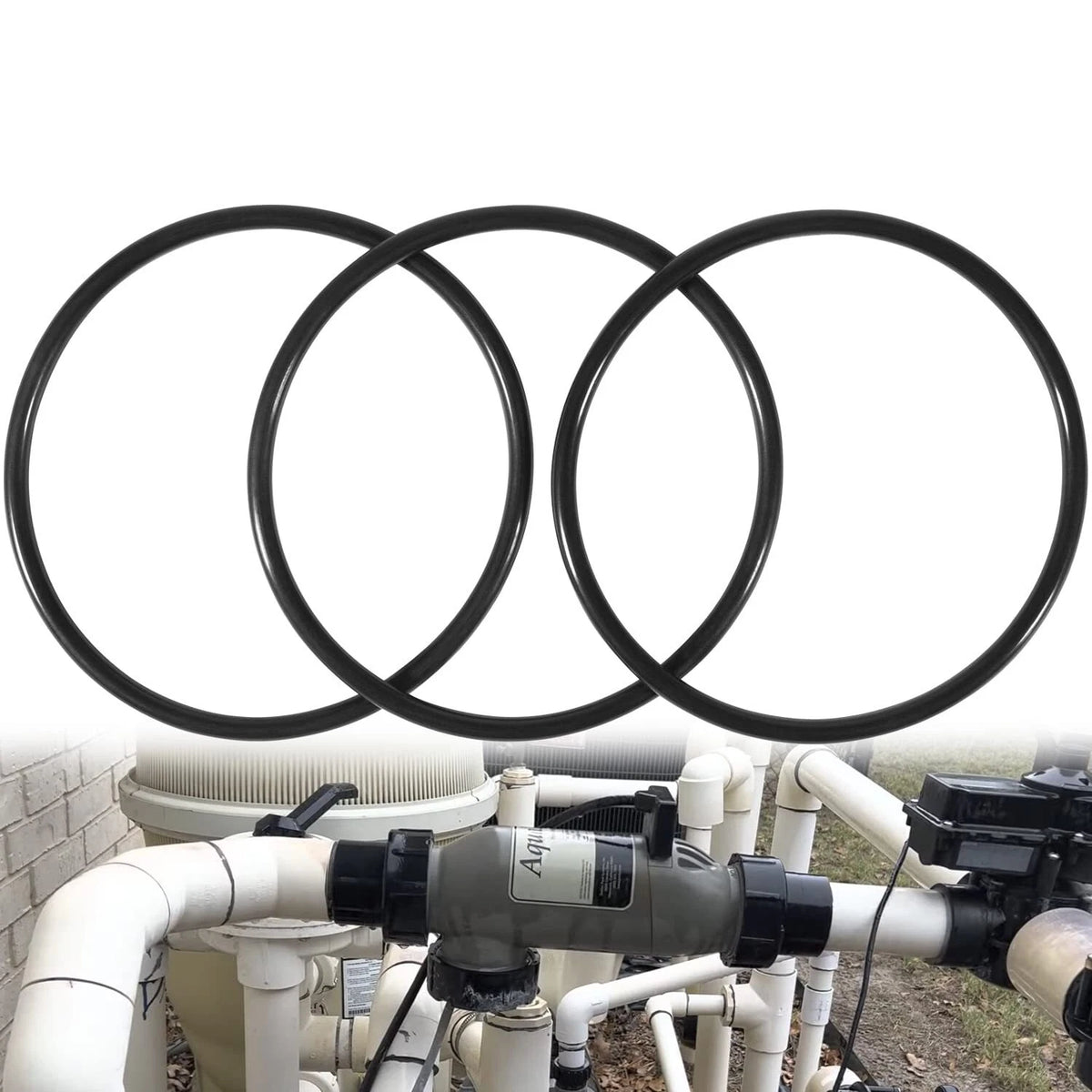 3X O-Rings for AquaPure PLC1400 & 700 / Zodiac Jandy Nature2