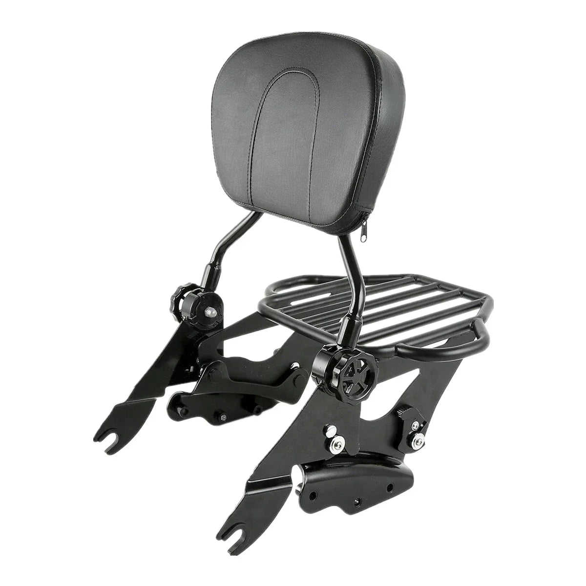 Sissy Bar Luggage Rack & 4 Point Docking for Harley Touring (2009–2013)