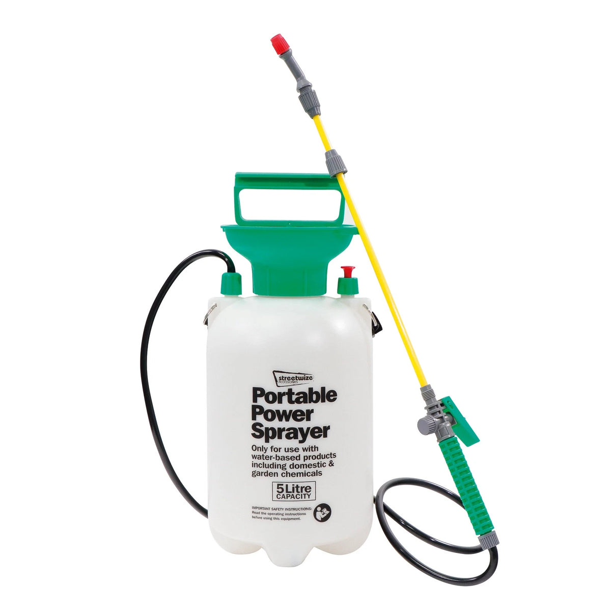 5L Portable Pressure Washer Power Pump for Car Garden (SWPW3)