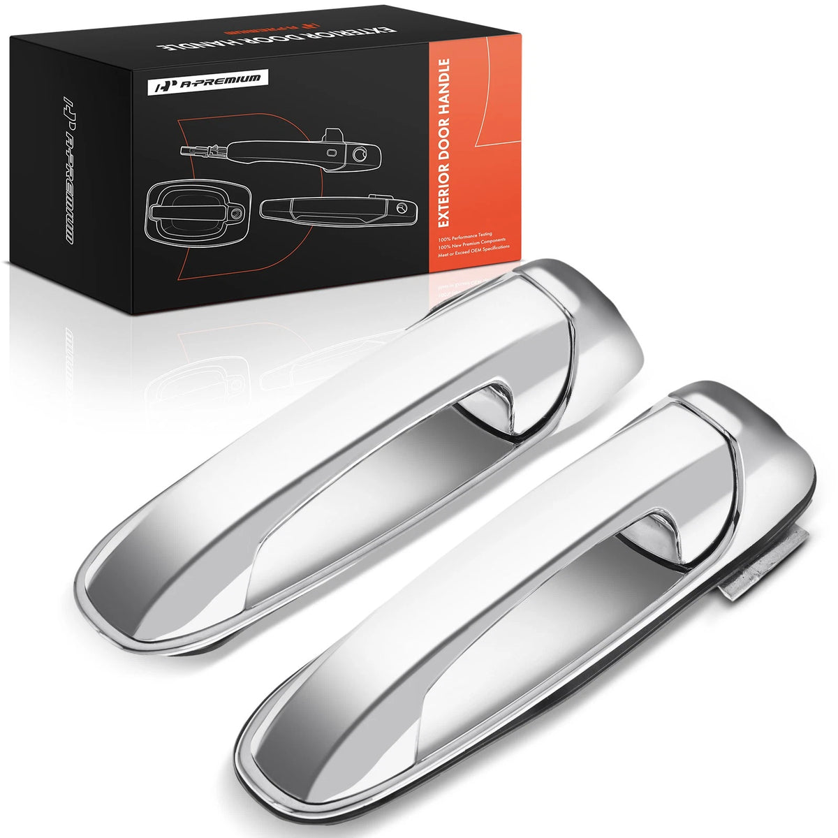 2X Rear Exterior Door Handle for Dodge Durango (2004–2009) 55362214AA, 55362215AA