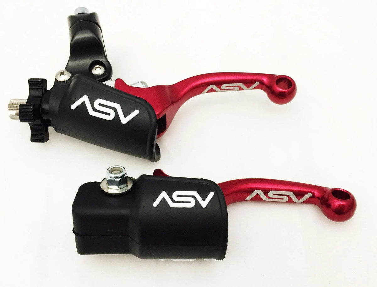 ASV F3 Shorty Front Brake Clutch Perch Levers for KLX 125L 250 300R (2006–2023)