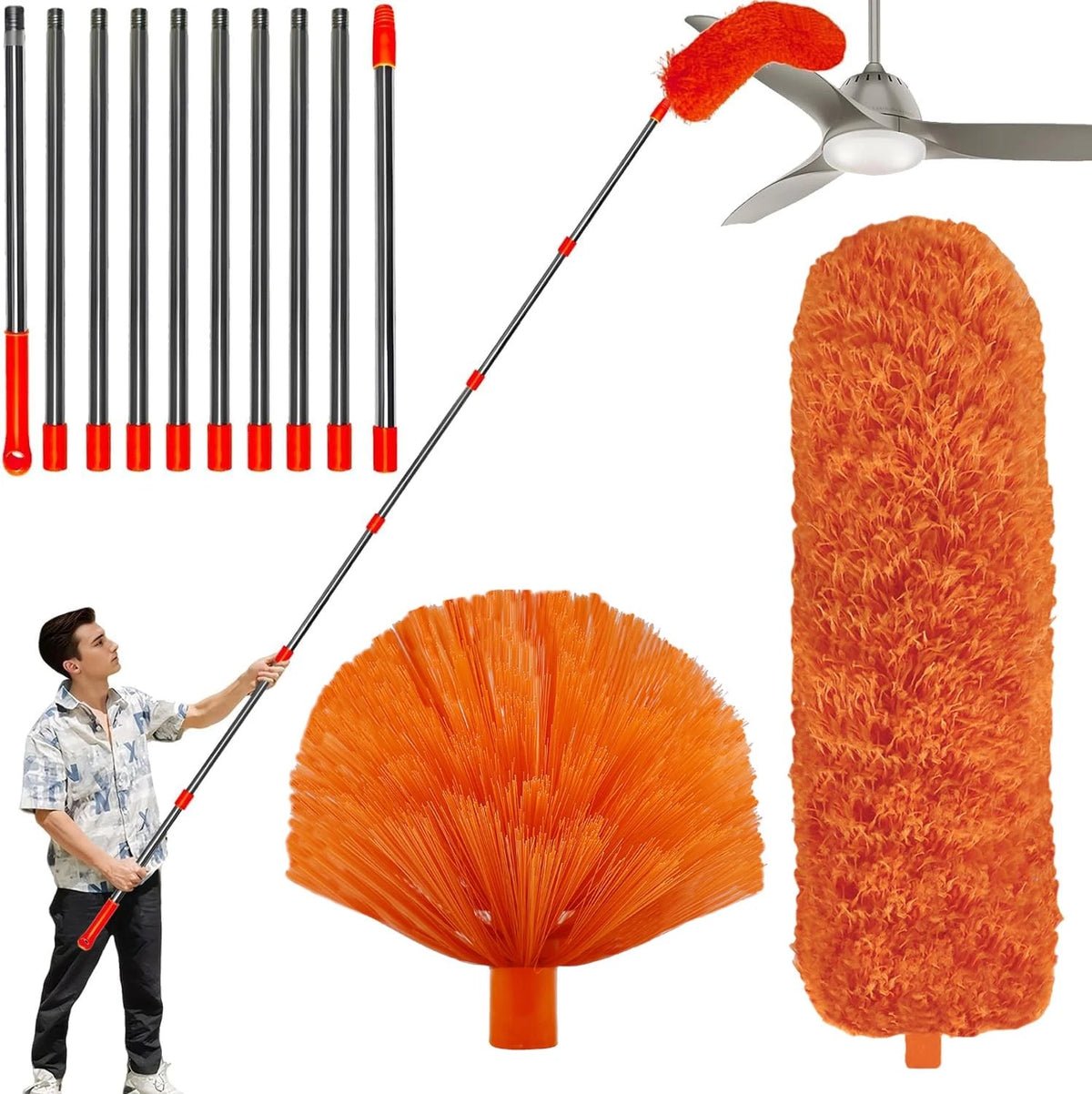 20 Feet High Reach Duster Kit for Cobweb Cleaning (No Part Numbers)