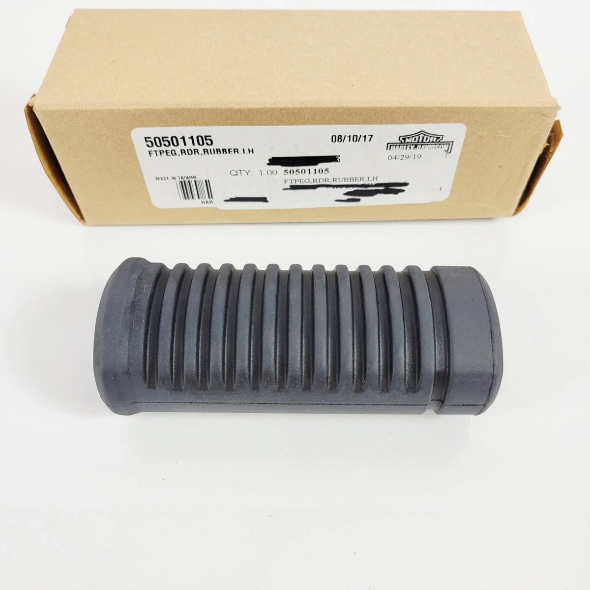 Left Rubber Foot Peg for Harley-Davidson Softail Slim & Live Wire (2014–2023) - 50501105