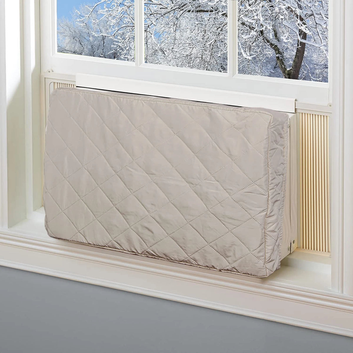Heavy Duty Air Conditioner Cover for Window Unit (Indoor 25'' x 17 x 2.5)