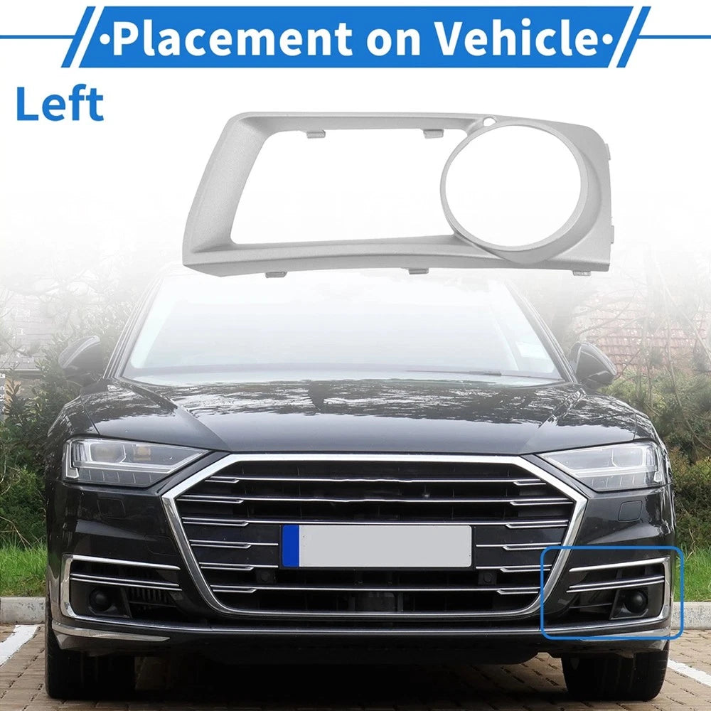 1pc Fog Light Grill for BMW X6 (2012–2014) No. 51117312595 Silver Tone