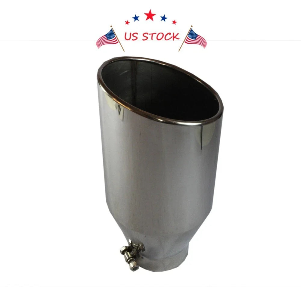 4" Inlet Chrome Exhaust Tip for Diesel Trucks