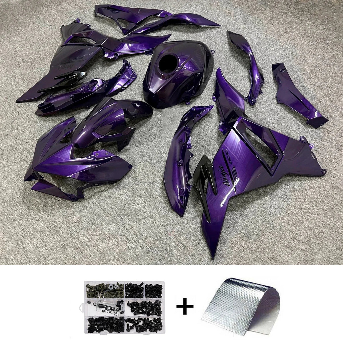 Injection Fairing Kit Bodywork ABS for Kawasaki Ninja 500 (2024–2026)