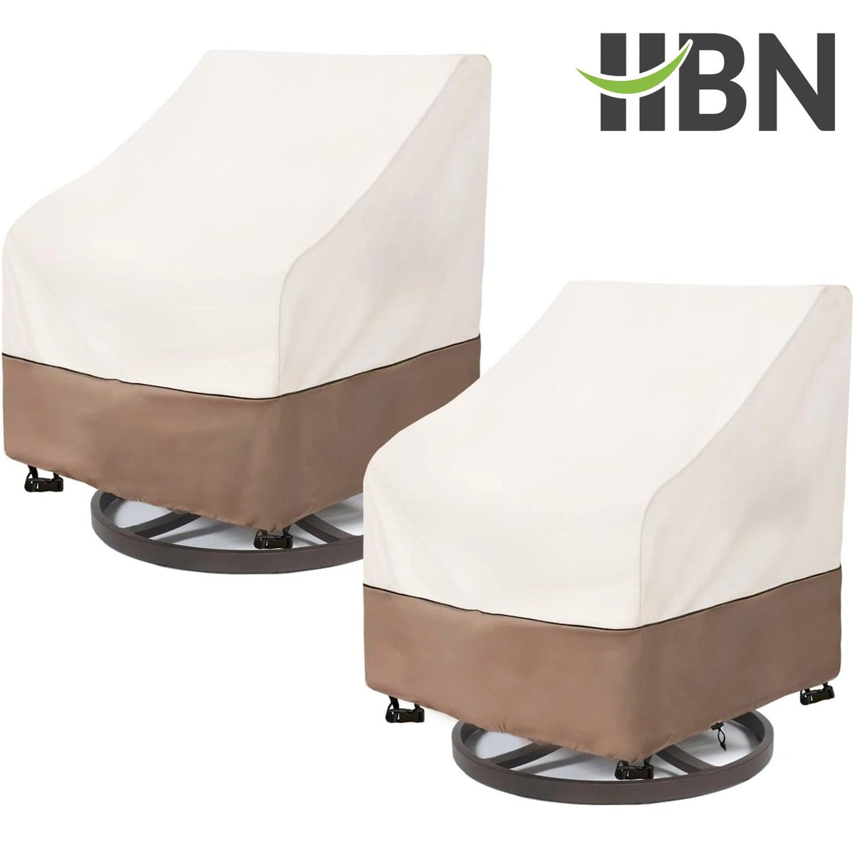 2X Waterproof Patio Chair Covers 33” x 33” x 36”