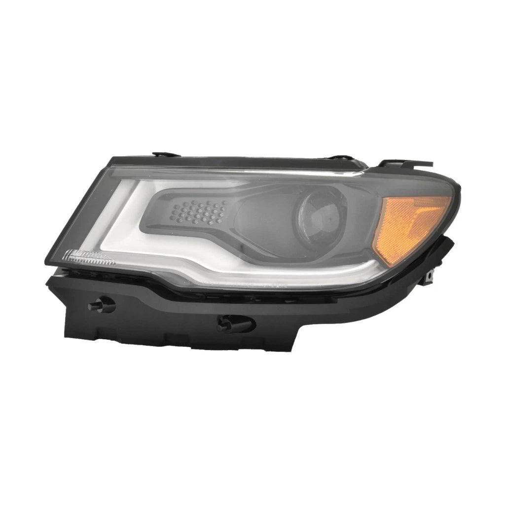 Driver Side Headlight for Jeep Compass (2019–2021) LLX-CH2502333C-CLA1, CH2502333, HID, LED DRL