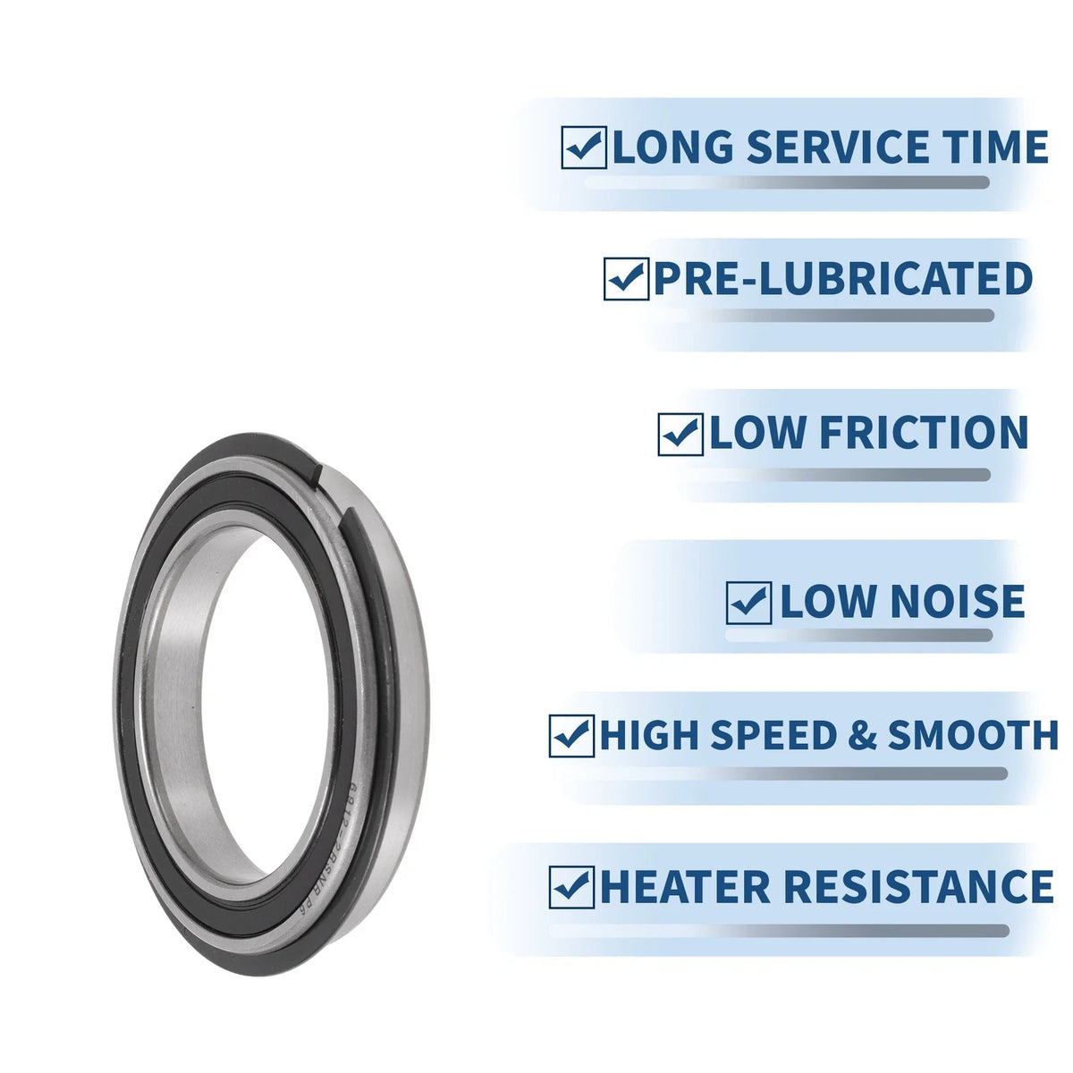 Deep Groove Ball Bearings 60x85x13mm for Scooter Skateboard (6912NR2RS)