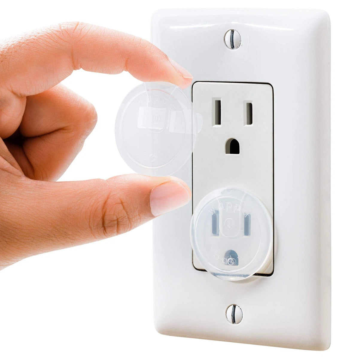 50 Pack Clear Outlet Covers for Baby Safety