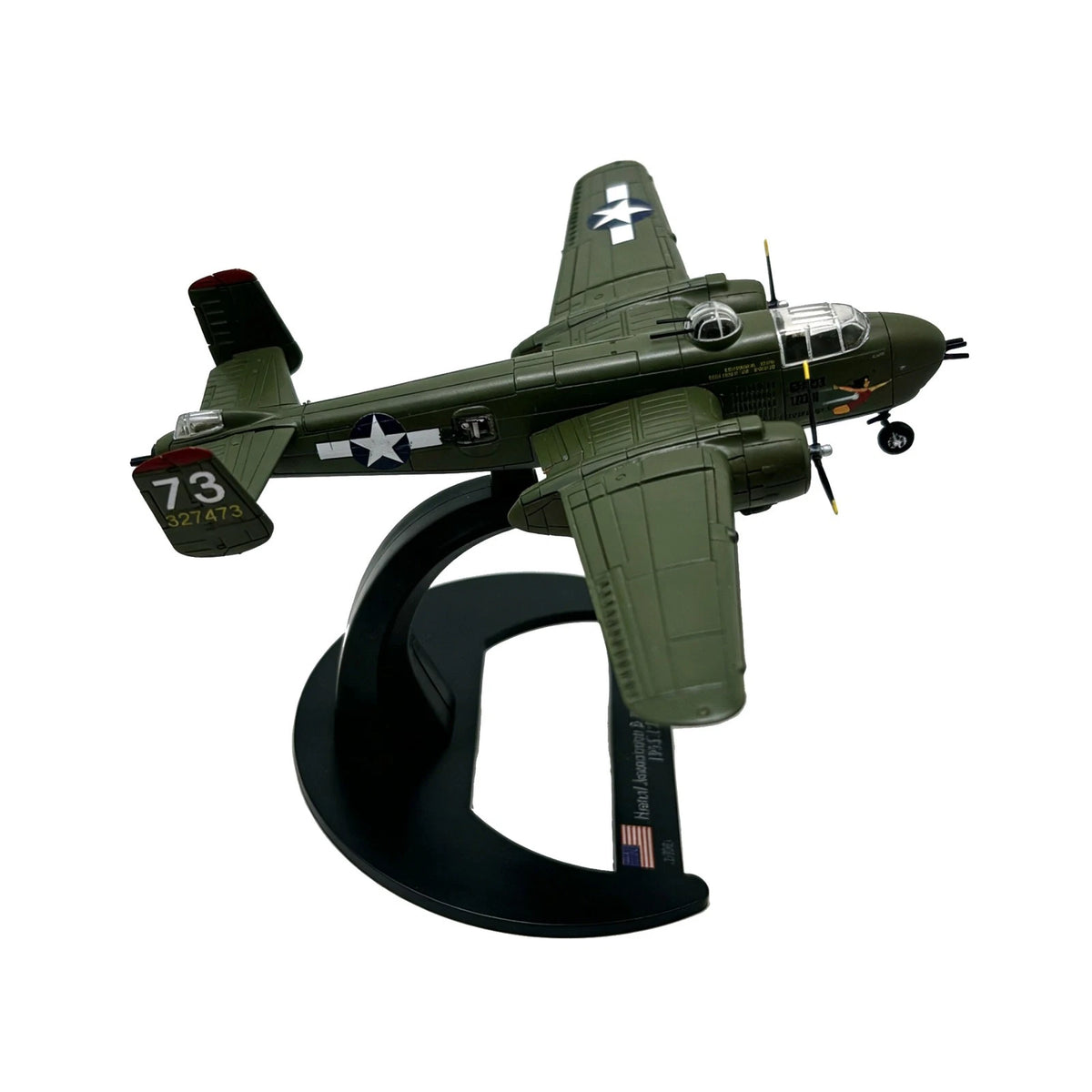 B-25 Mitchell Bomber Model 11cm Diecast Metal Aircraft (WWII)