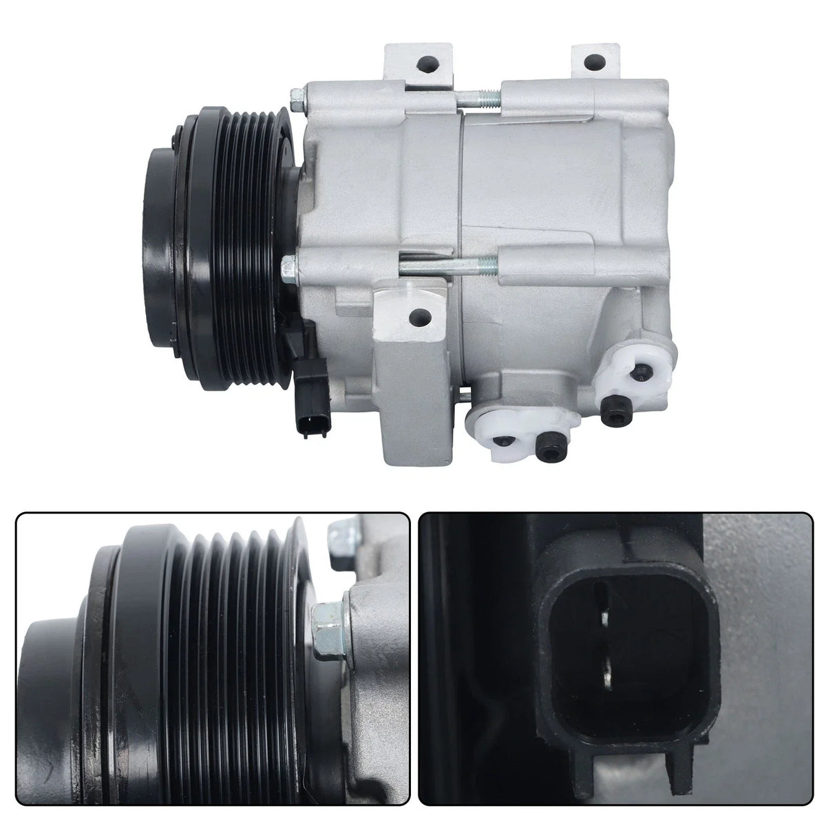 A/C Compressor for Ford E-150 E-250 E-350 E-450 Super Duty (2007–2019)