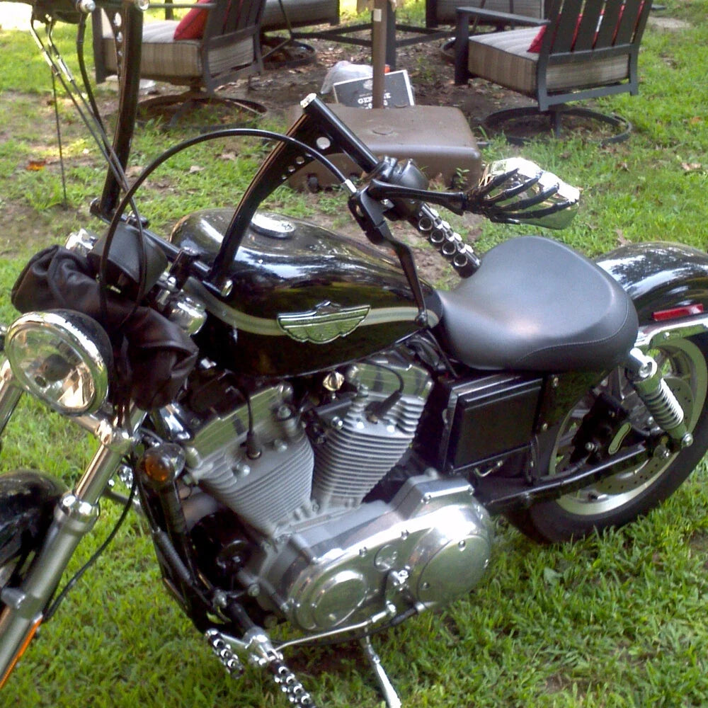 Front Solo Seat for Harley Sportster Iron 1200 883 Custom (1983–2003)