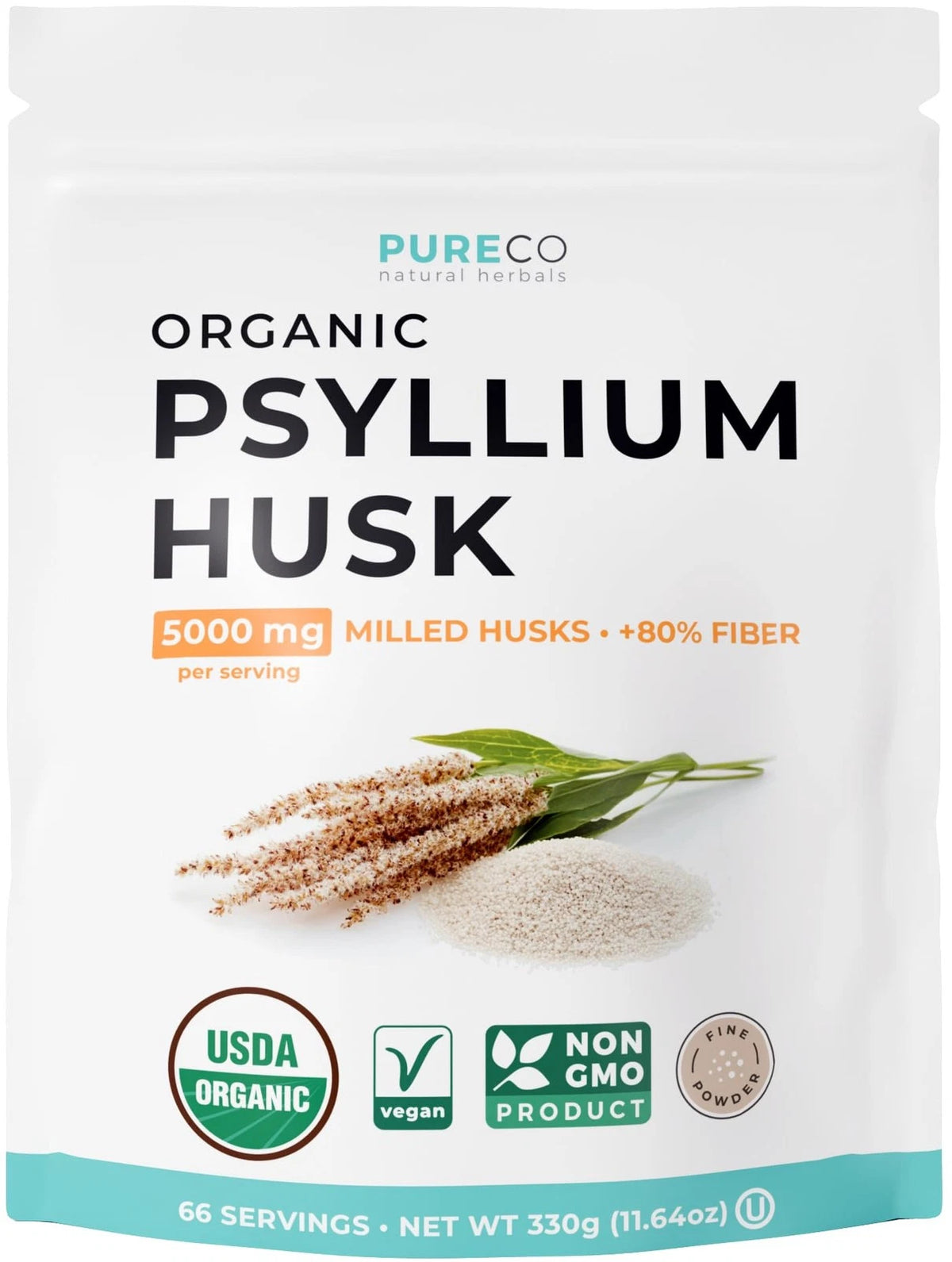 Psyllium Husk Powder for Organic Use (Pack of 1)