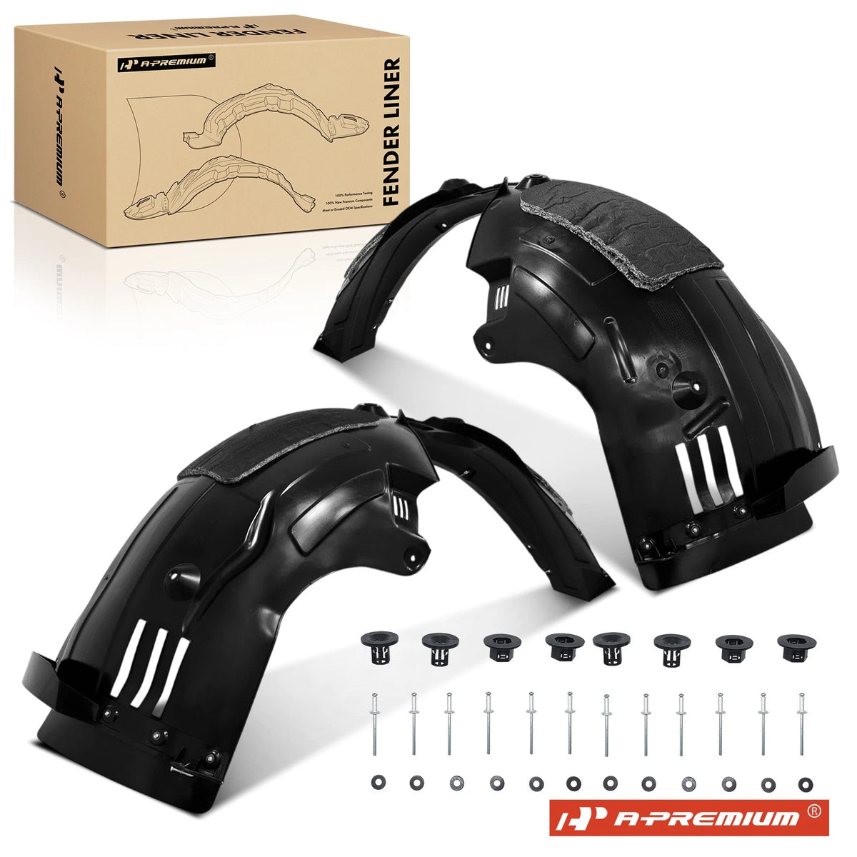 2X Front Side Inners Fender Liners for Kia EV6 (86811CV000, 86812CV000)