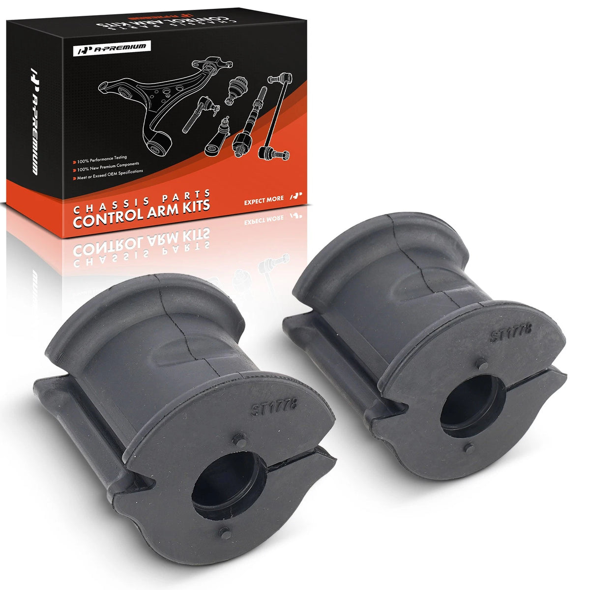 2X Front To Frame Sway Bar Bushing for Ford Escape (2005–2007) MS40821, 5L8Z5484CA