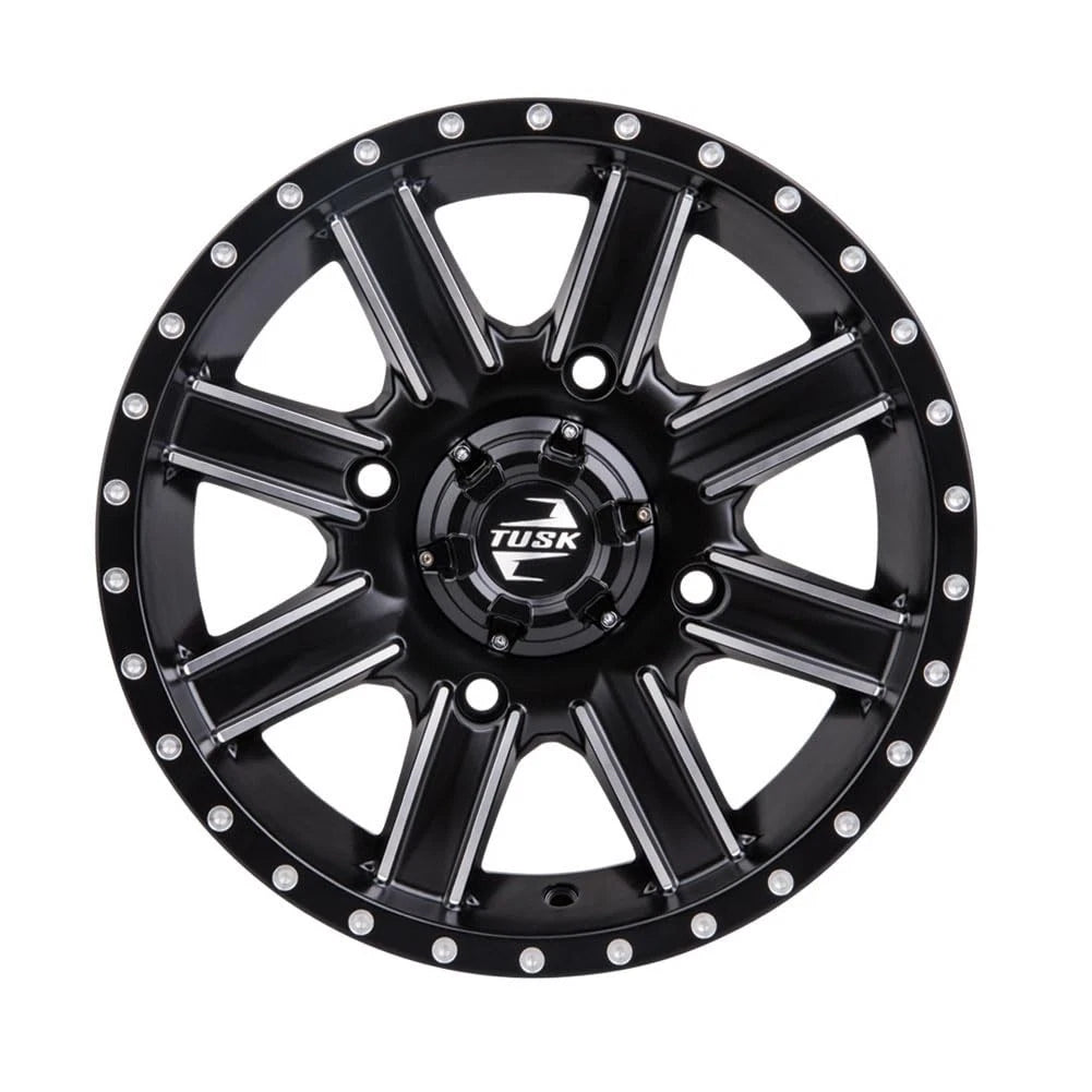 Tusk Cascade Wheel 12x7 Machined/Black for Polaris RZR 4 800 (2010–2014) 185-276-0006