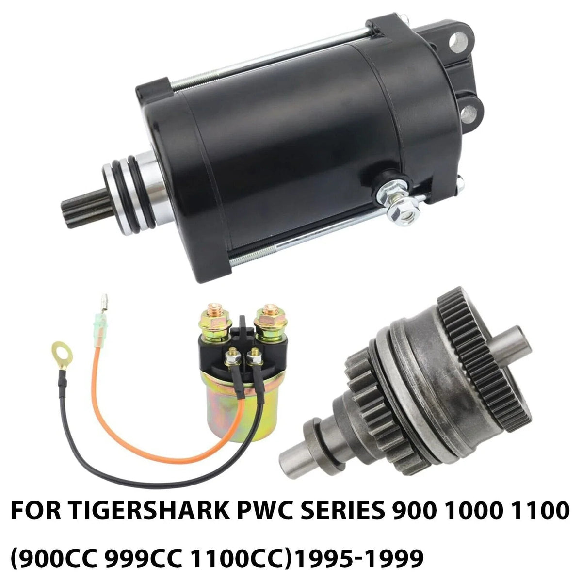Starter for Arctic Cat Tigershark 900 (1995) W/Bendix & Relay