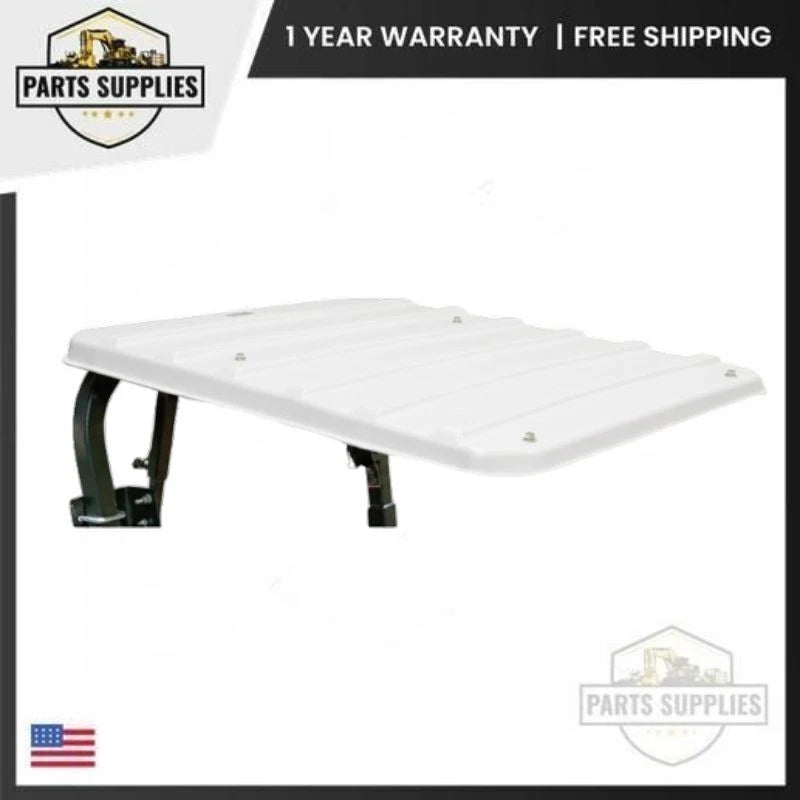 37" x 45" White SunGuard Canopy for Tractor (No Part Numbers)