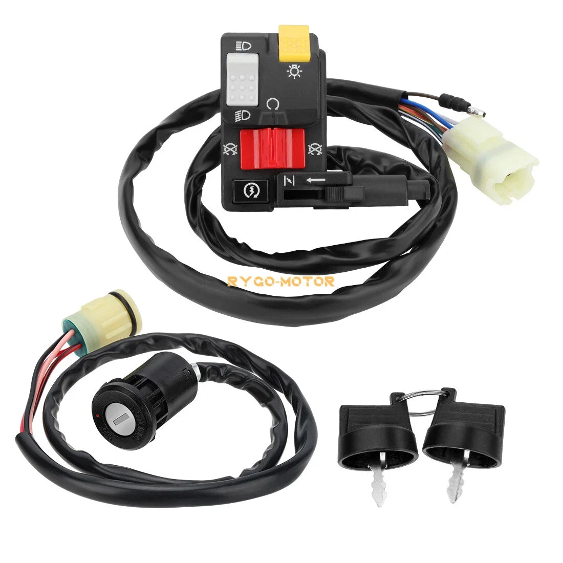 Handlebar & Key Switch Kit for Honda Foreman 450 S TRX450FM (1998–2004)