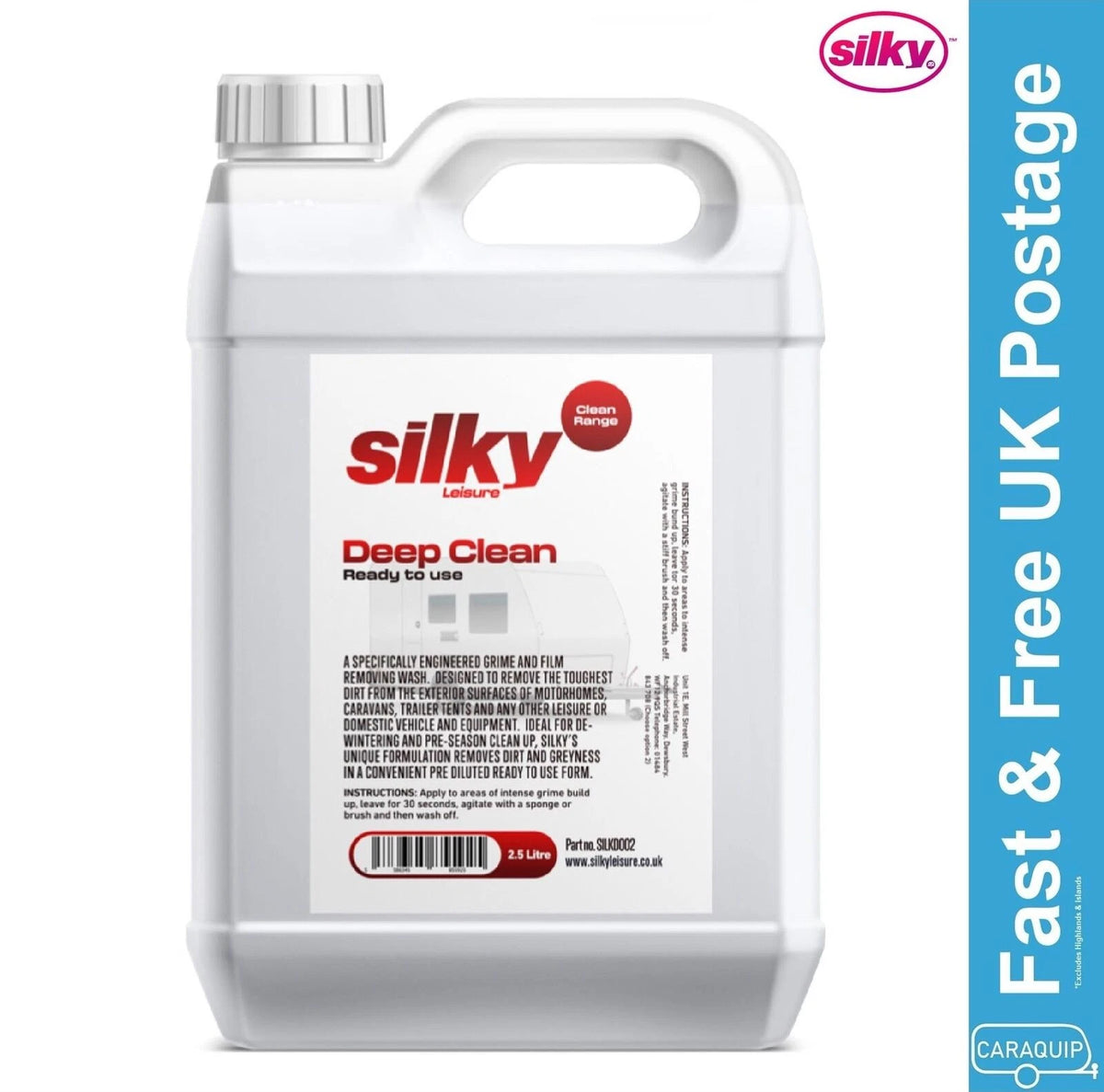 2.5L Silky Exterior Deep Cleaner for Motorhome Caravan (SILKD002)