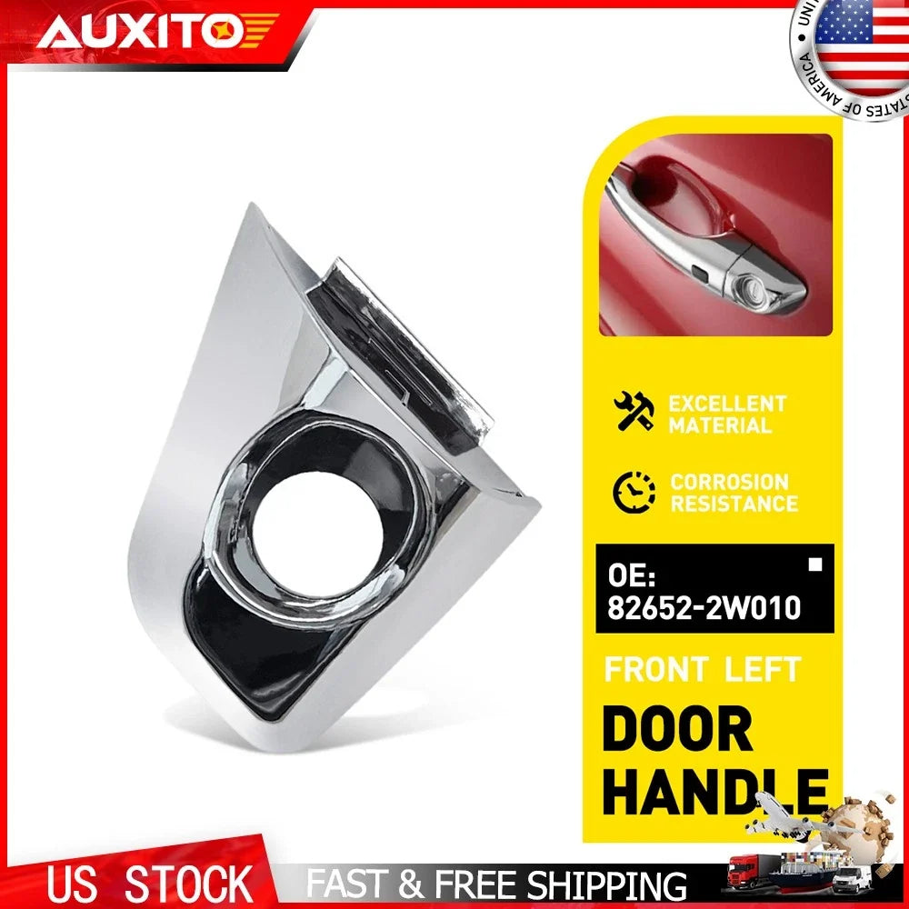 Front Left Driver Exterior Door Handle Cover for Santa Fe (2013–2019) 82652-2W010