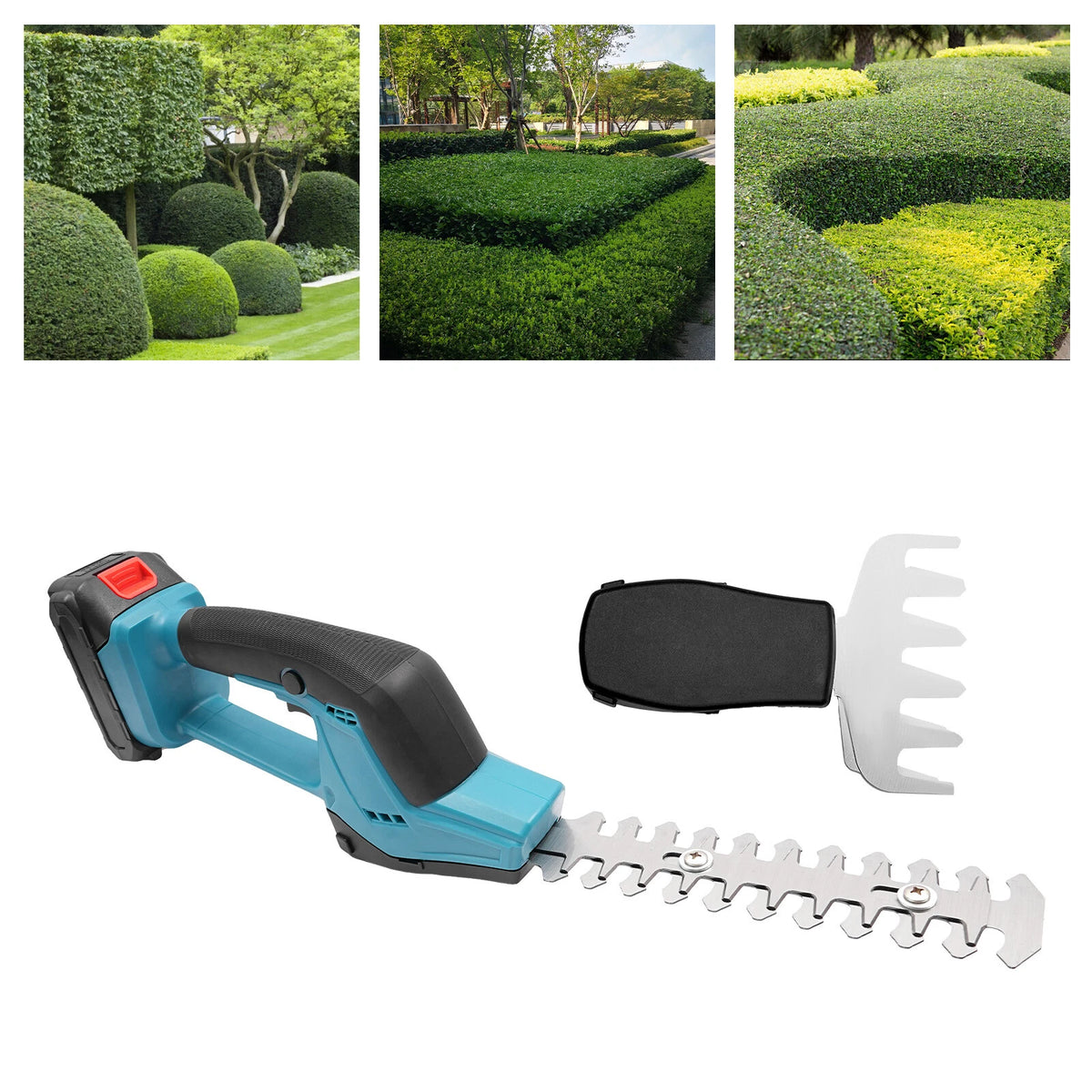 2X Cordless Grass Shear & Hedge Trimmer for Electric Shears/Grass Cutters