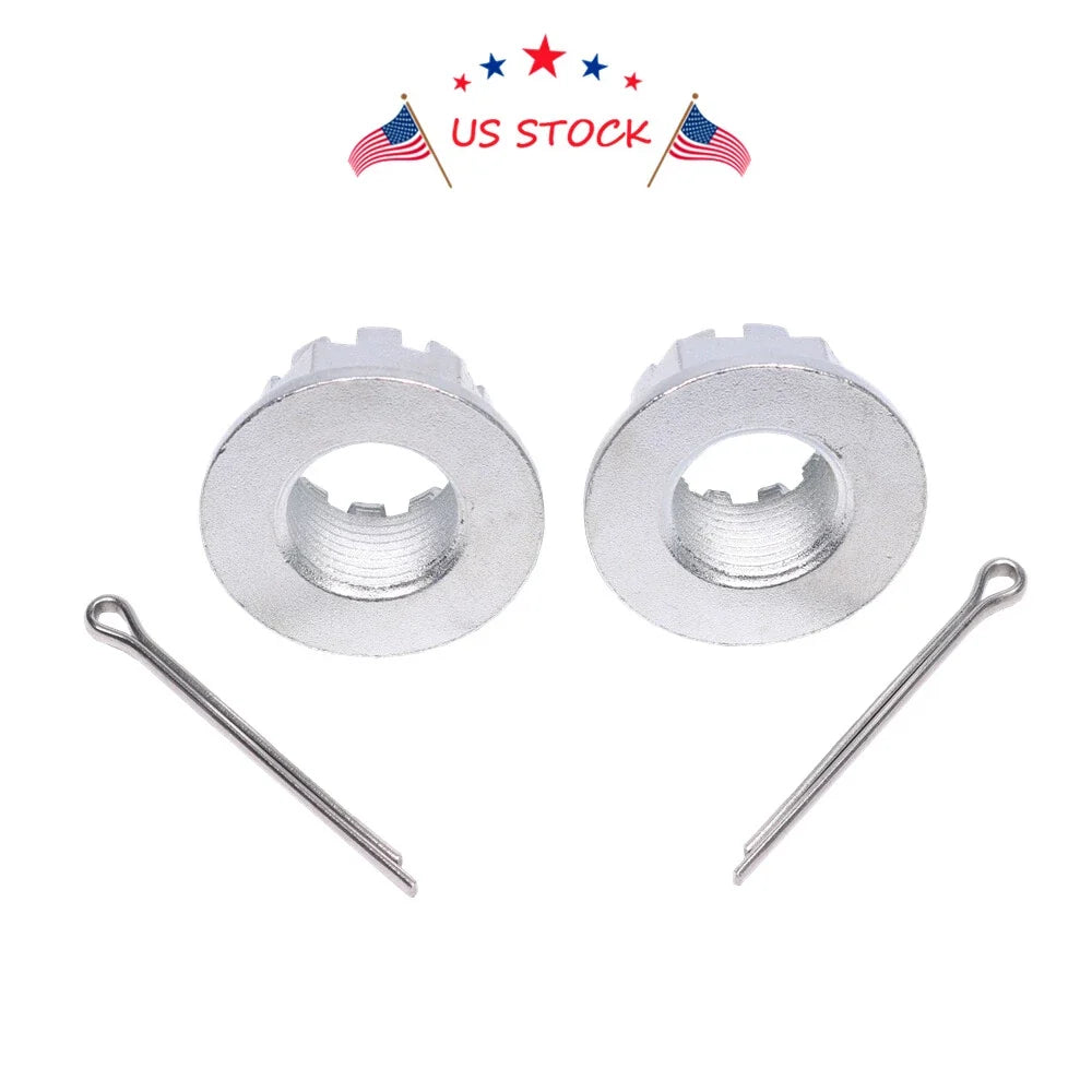 Set of 2 Rear Axle Castle Nuts & Pins for Honda TRX400EX (1999–2008)
