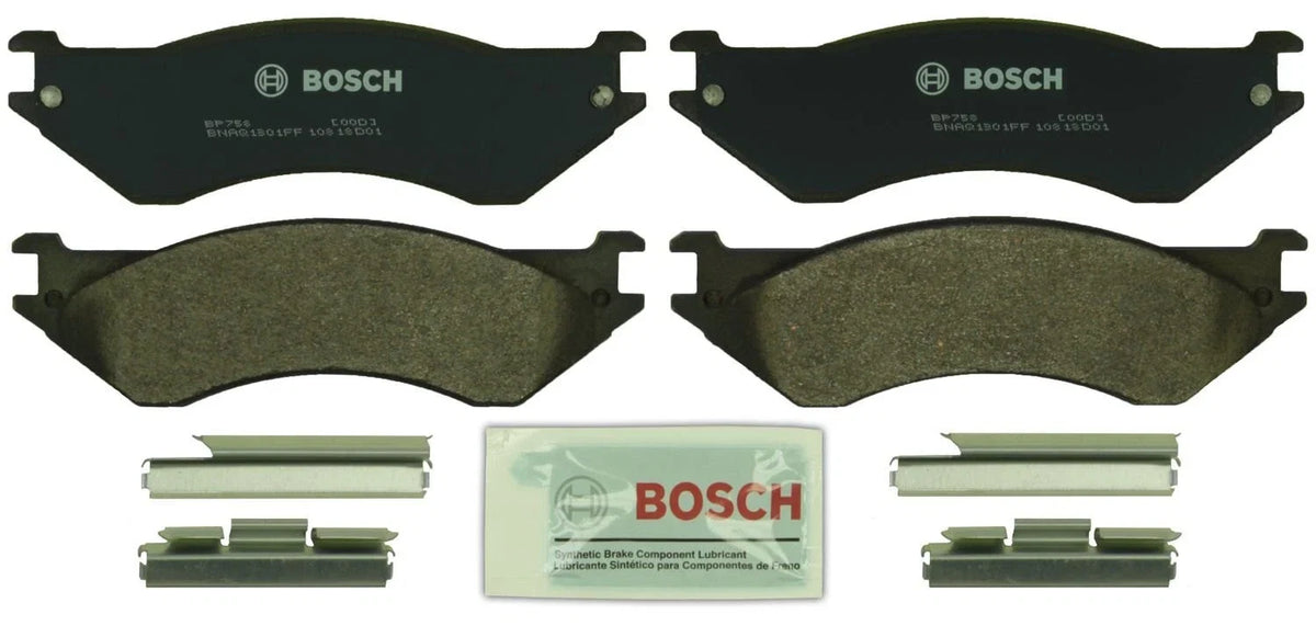 Bosch Front QuietCast Brake Pads w/ Hardware for