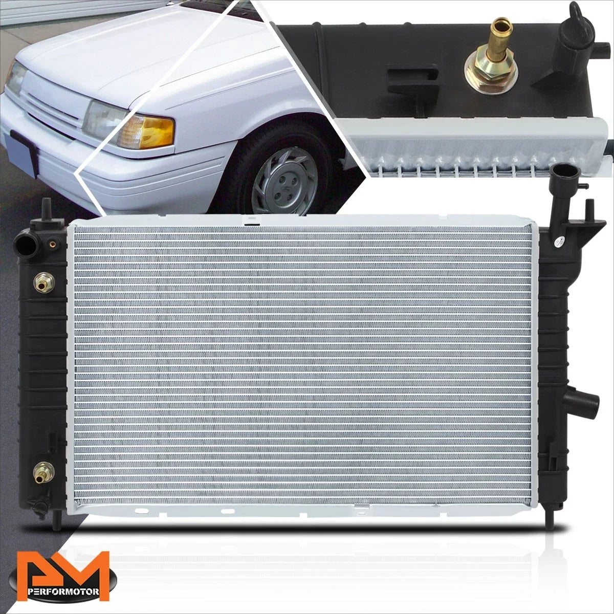 Aluminum OE Style Radiator for Ford Tempo/Ghia/Topaz (1992–1994) DPI-1322